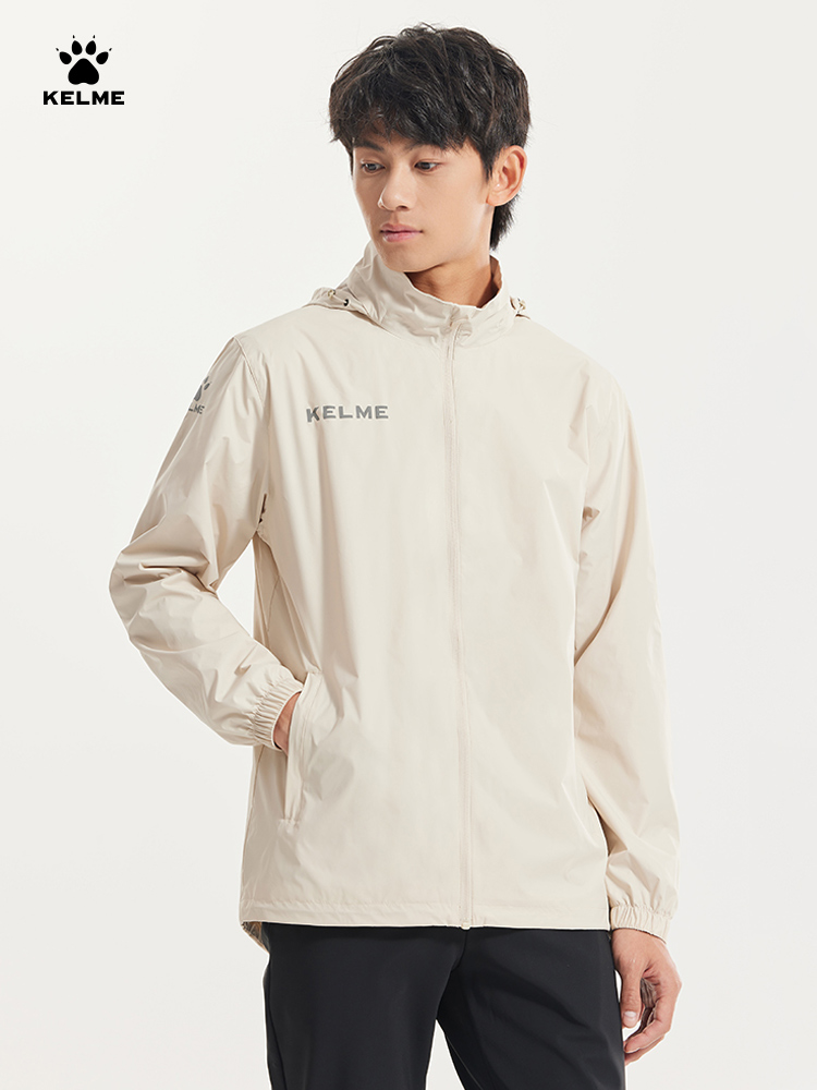 Outdoor Sport Waterproof Jacket - KELME 남성용 스포츠 바람막이, 방풍 축구