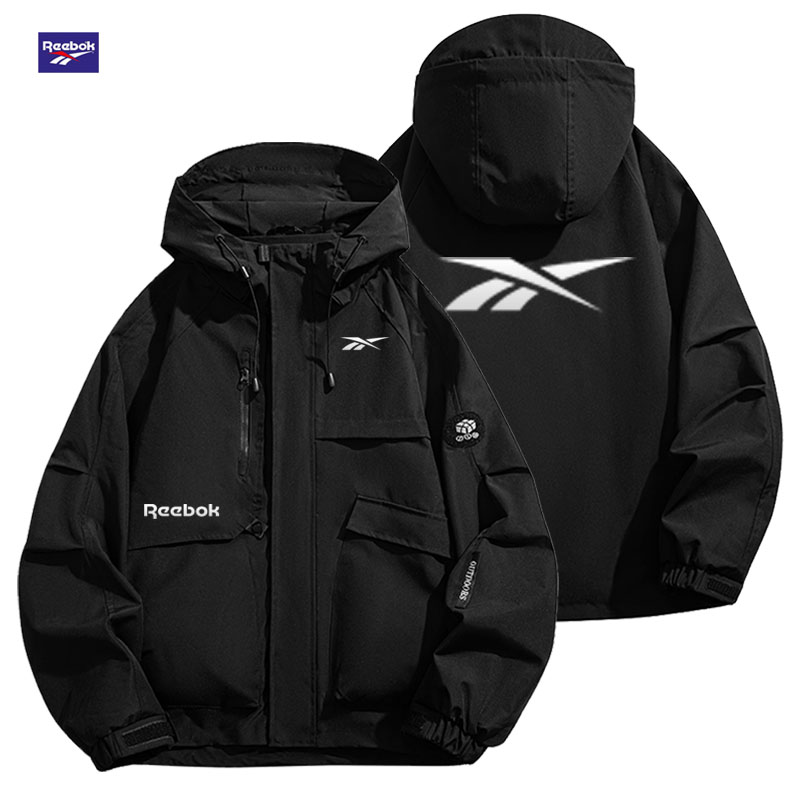 Outdoor Sport Waterproof Jacket - 리복 로고 2026 남성용 방풍 및
