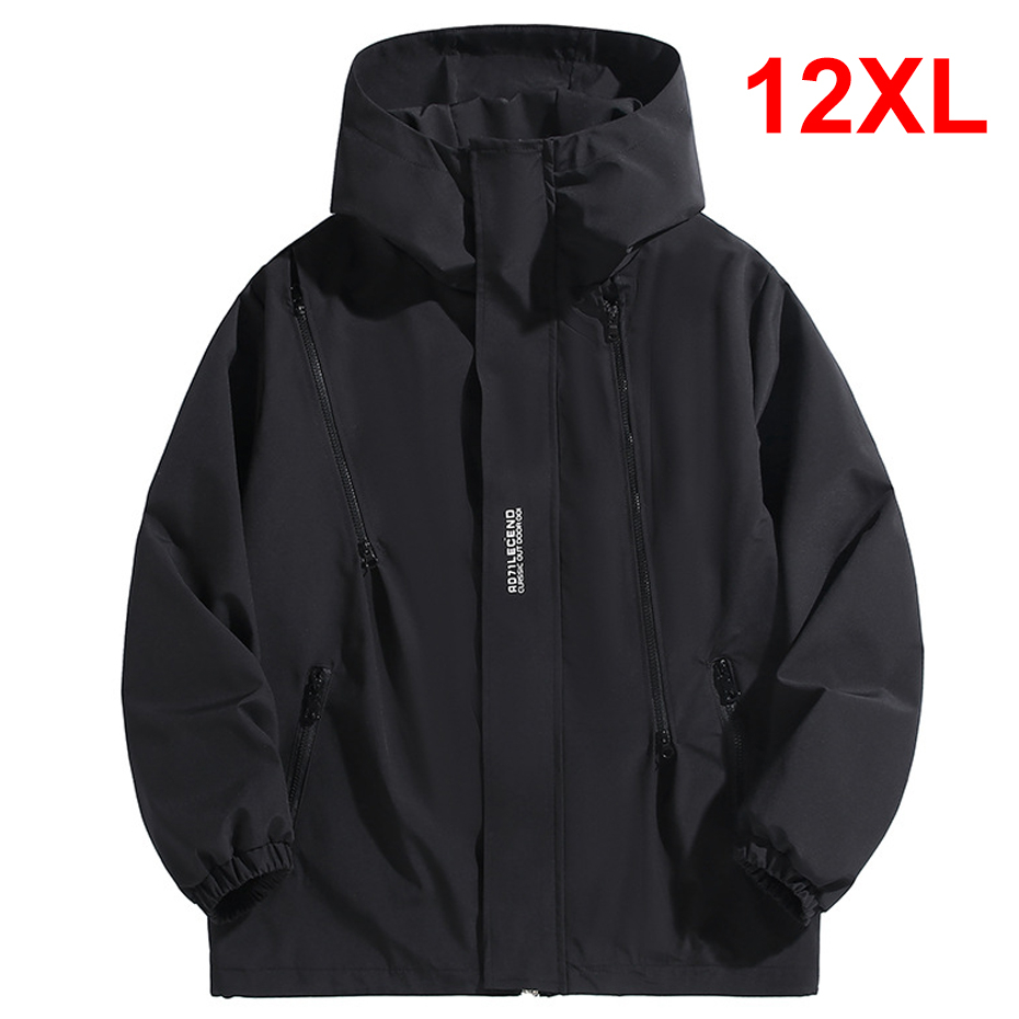 Outdoor Sport Waterproof Jacket - 10XL 12XL 플러스 사이즈 윈드 브레이커