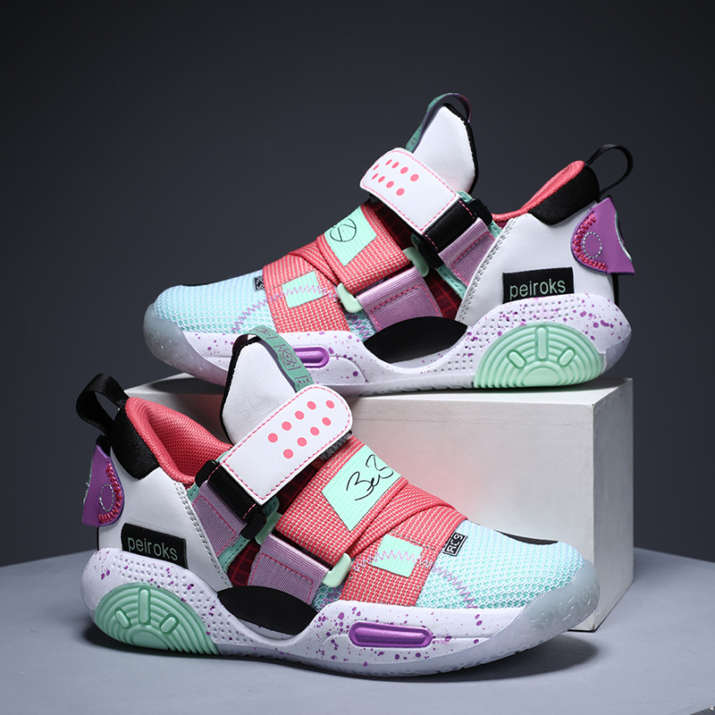 Outdoor Sport Brand Shoes - 남아여아용 어린이 농구화, 미끄럼 방지 스포츠