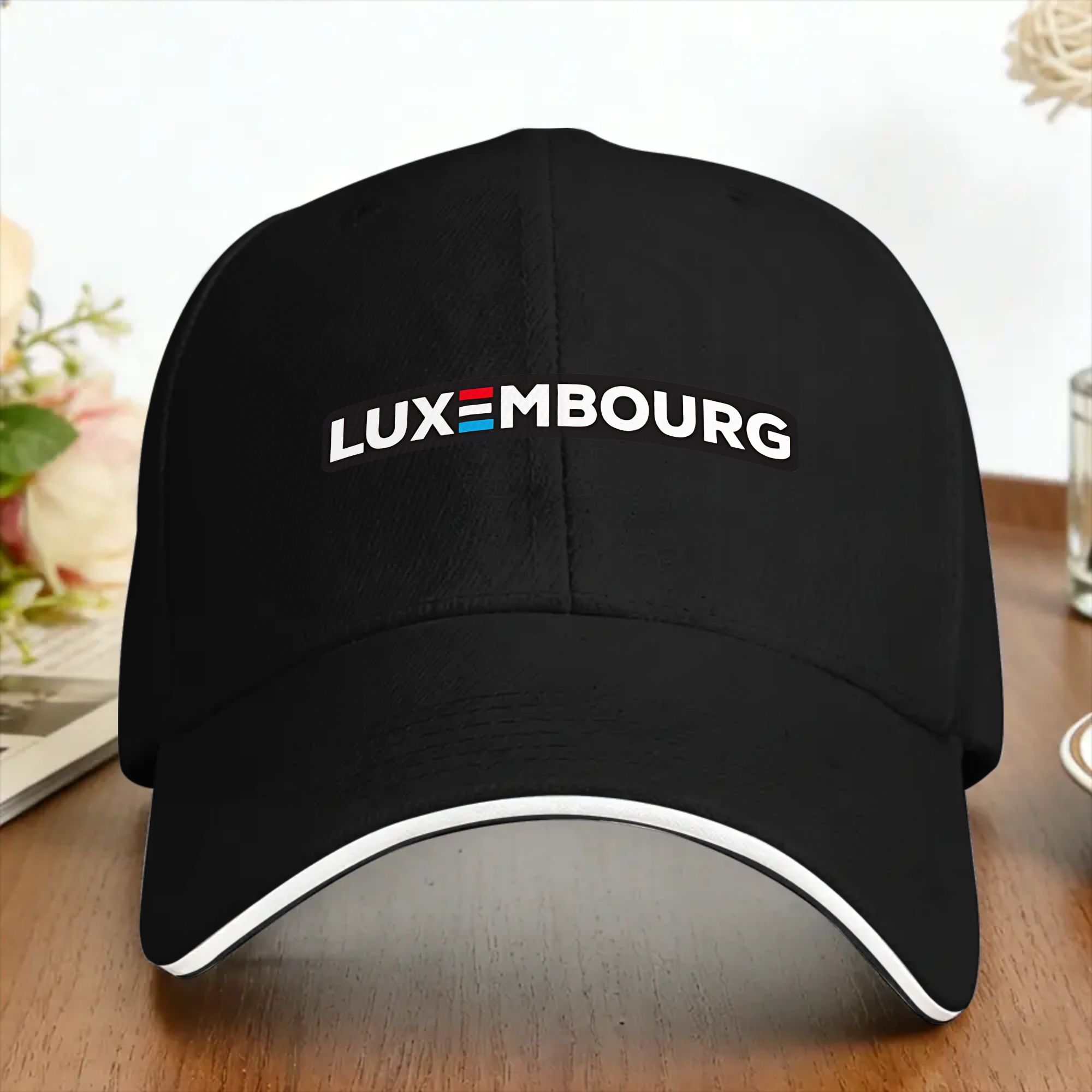 Outdoor Sport Luxembourg - 추상적인 브러시 스트로크 룩셈부르크 국기 야구