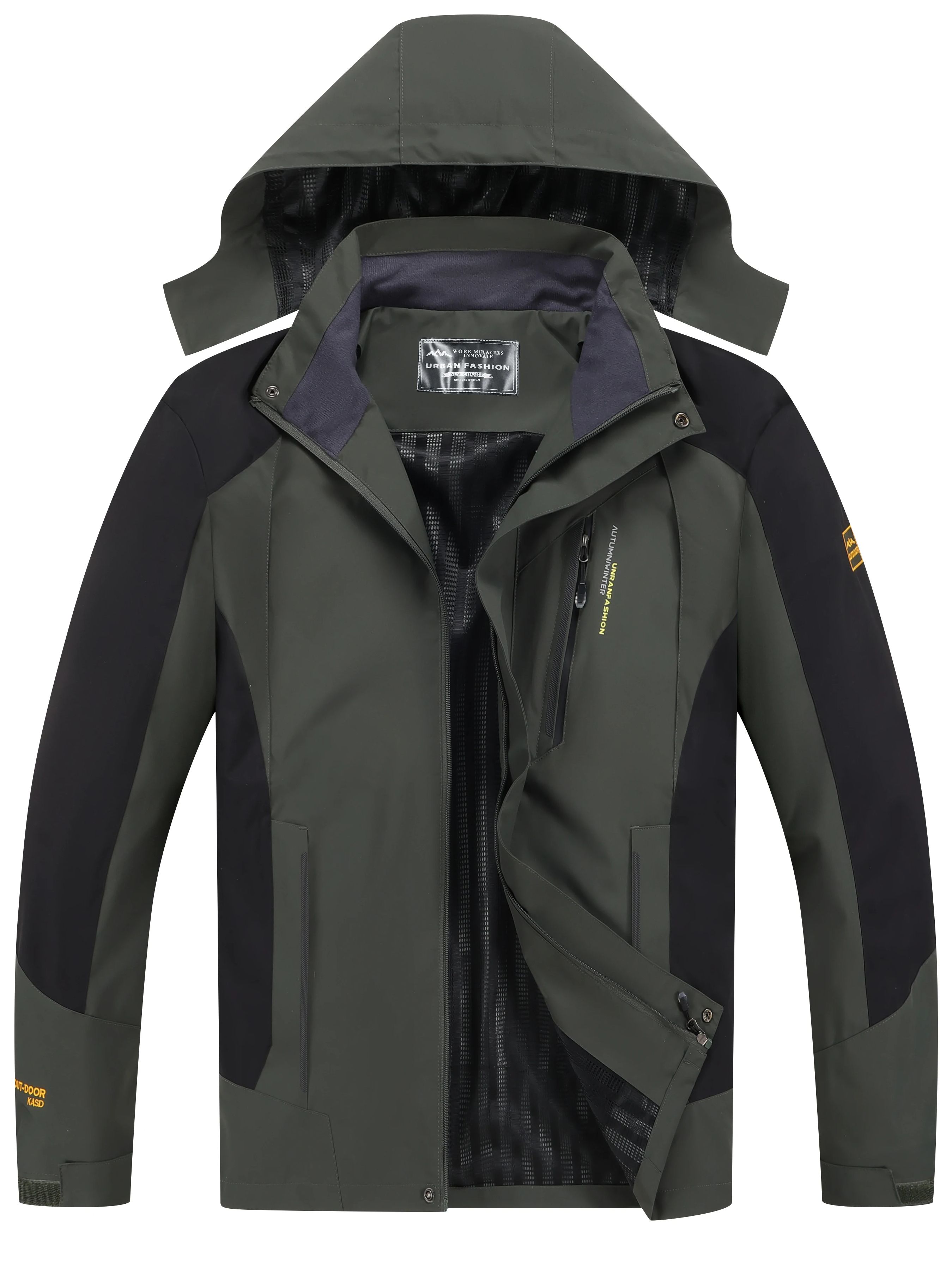 Outdoor Sport Waterproof Jacket - 남성용 방수 하이킹 재킷 대형 사이즈