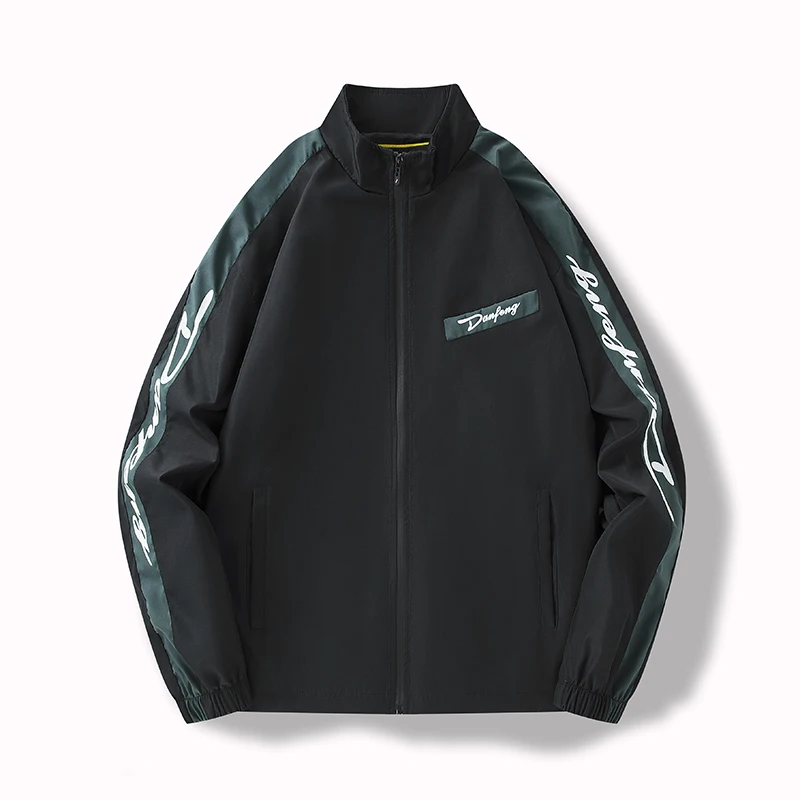 Outdoor Sport Waterproof Jacket - 남성용 경량 컬러 블록 재킷 캐주얼