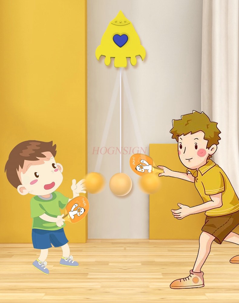 어린이 로켓 탁구 교수형 트레이너 실내 부모-자식 운동 - Indoor Sport And Outdoor Sports 리뷰 및 가격