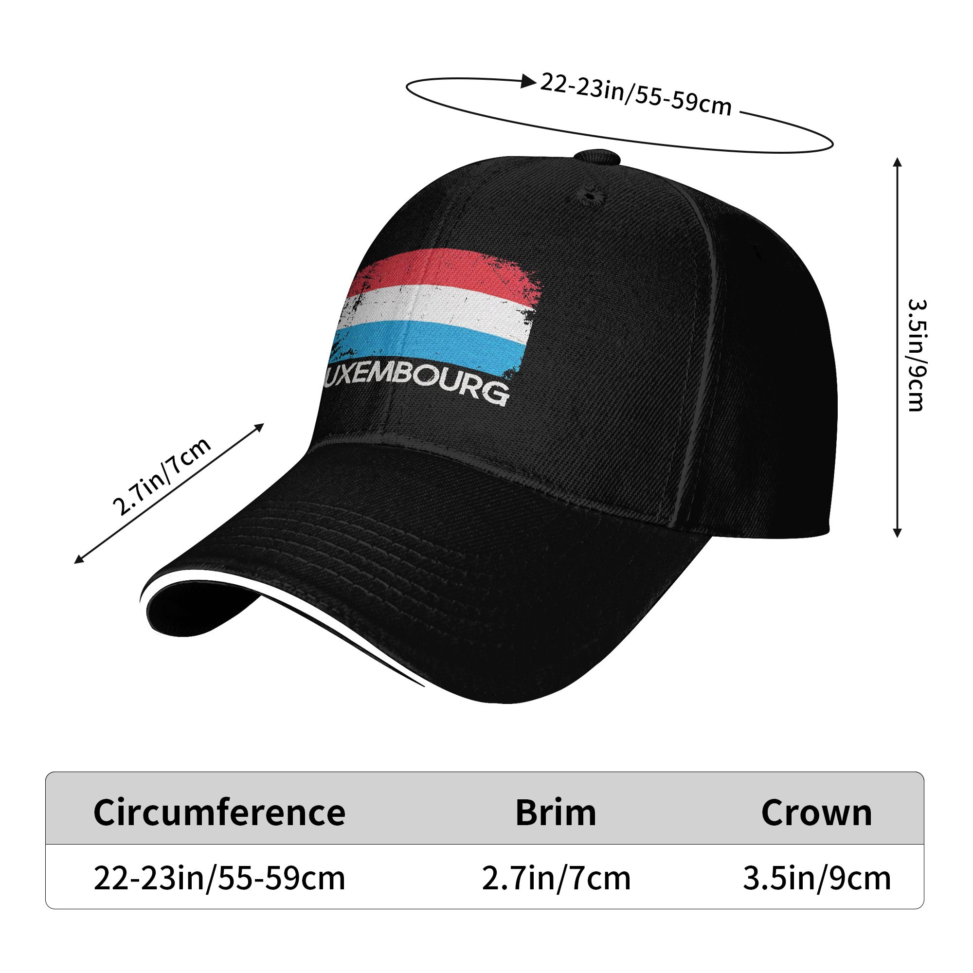 룩셈부르크 국기 지도 야구 모자 세련된 트럭 운전사 모 - Outdoor Sport Luxembourg 리뷰 및 가격