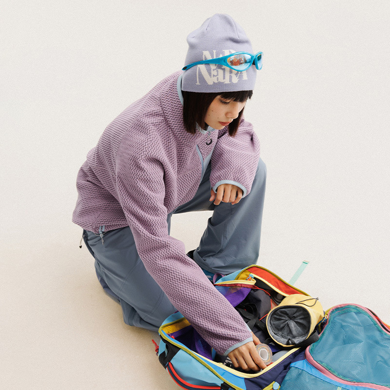 가을 겨울 폴라 플리스 물결 모양 줄무늬 재킷 남성 여 - Outdoor Sport Jacket Women'S 리뷰 및 가격