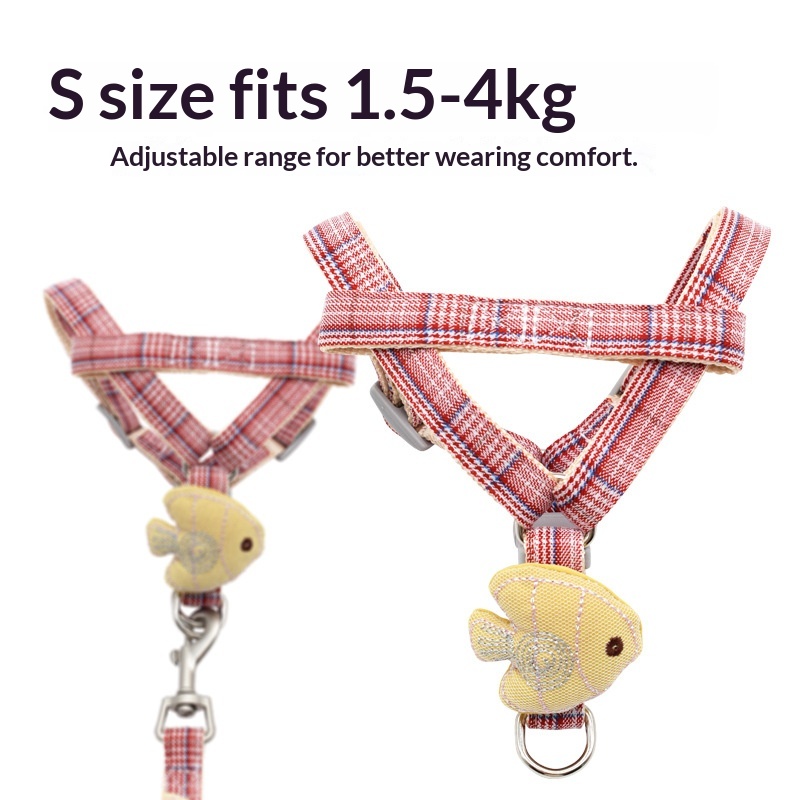 소형견 하네스와 리드줄 세트, 플래드 패턴 부드러운 브 - Headcollar Rope Set 리뷰 및 가격