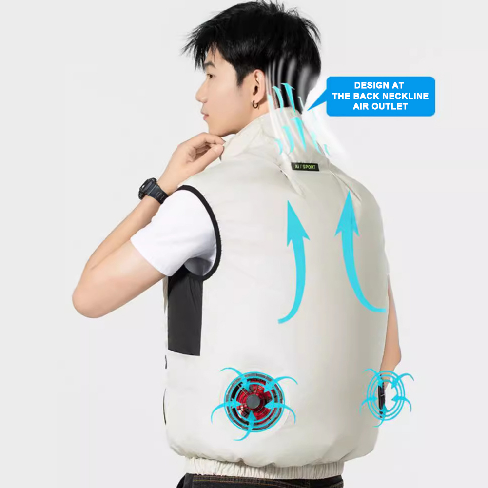 2025 쿨링 팬 조끼 에어컨 의류 아이스 팬 조끼 남 - Outdoor Sport Jacket Women'S 리뷰 및 가격