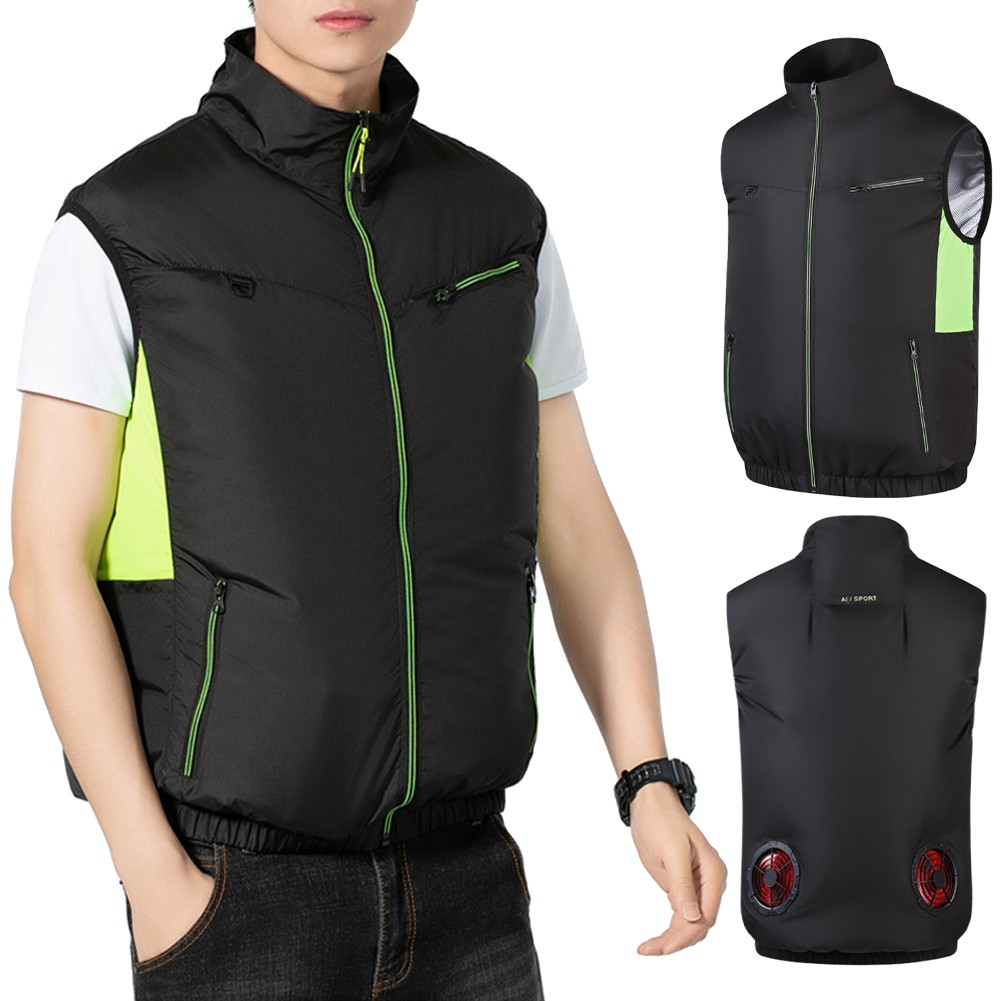 2025 쿨링 팬 조끼 에어컨 의류 아이스 팬 조끼 남 - Outdoor Sport Jacket Women'S 리뷰 및 가격