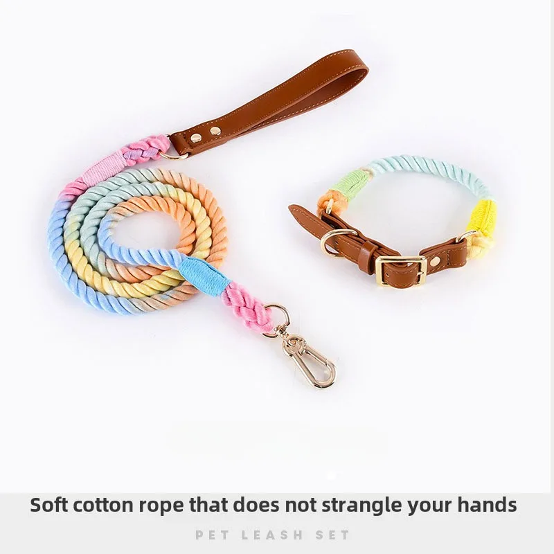 Loudik 짠 코튼 로프 애완견 개 견인 로프 칼라  - Headcollar Rope Set 리뷰 및 가격