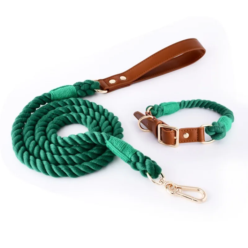 Loudik 짠 코튼 로프 애완견 개 견인 로프 칼라  - Headcollar Rope Set 리뷰 및 가격