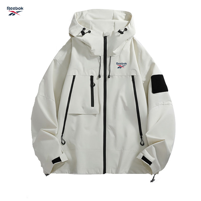 리복 남성용 후드 재킷, 블랙 방수 슬라이딩 방풍 코트 - Outdoor Sport Waterproof Jacket 리뷰 및 가격