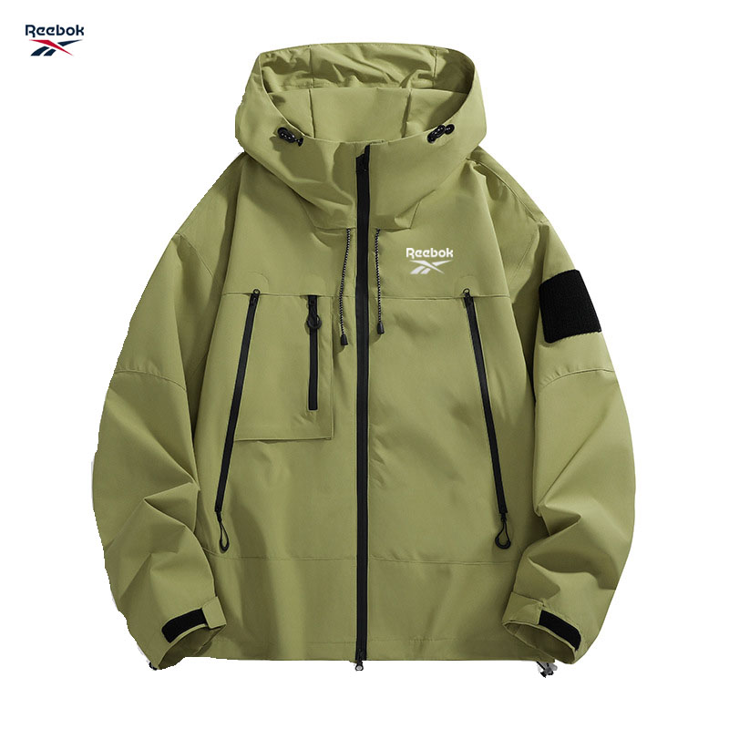리복 남성용 후드 재킷, 블랙 방수 슬라이딩 방풍 코트 - Outdoor Sport Waterproof Jacket 리뷰 및 가격